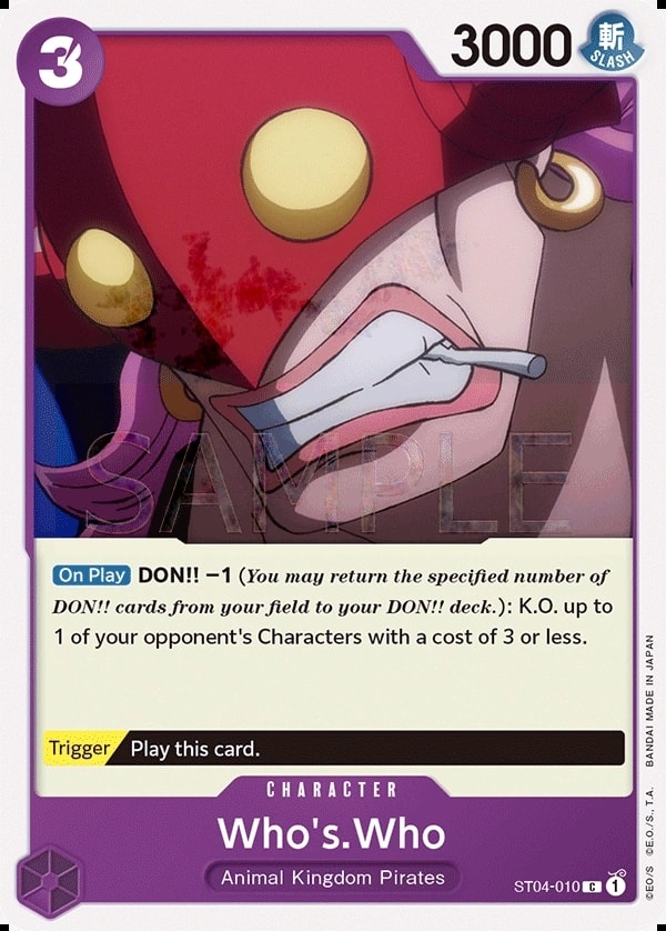 Who's.Who (ST04-010) — Common One Piece card
