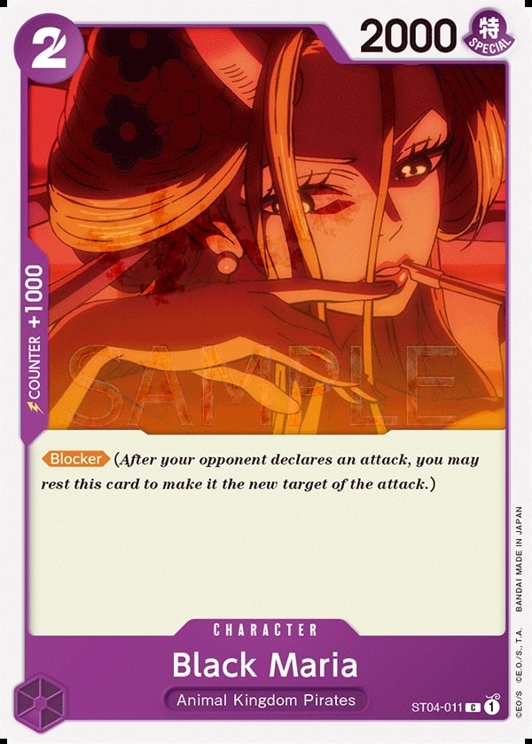 Black Maria (ST04-011) — Common One Piece card