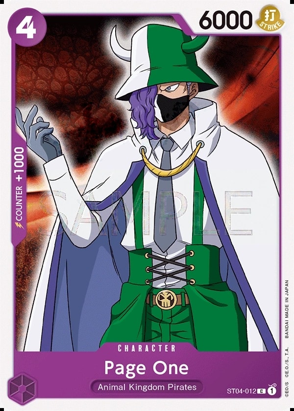 Page One (ST04-012) — Common One Piece card