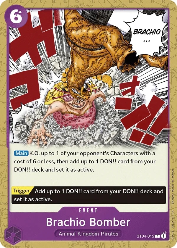 Brachio Bomber ST04-015 One Piece card