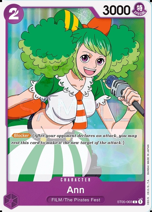 Ann (ST05-003) — Common One Piece card