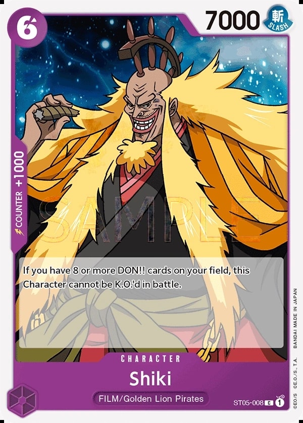 Shiki (ST05-008) — Common One Piece card