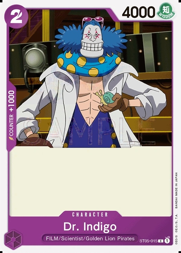 Dr. Indigo (ST05-015) — Common One Piece card