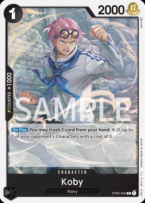 Koby (ST06-002) — Common One Piece card