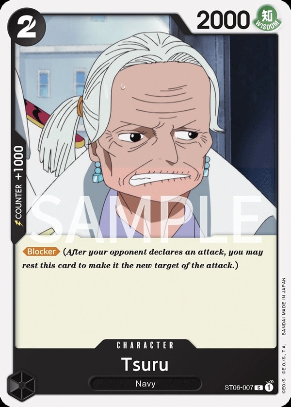 Tsuru (ST06-007) — Common One Piece card