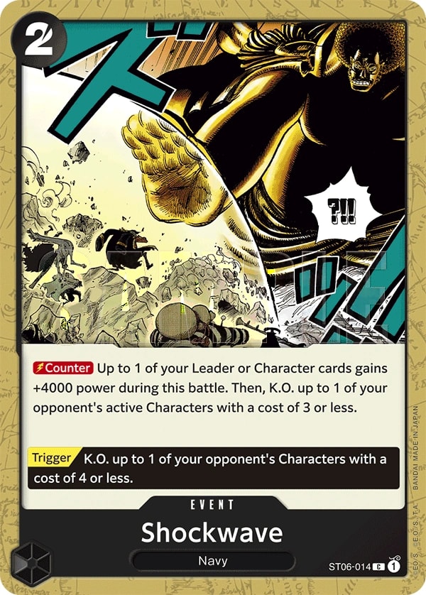 Shockwave (014) One Piece card