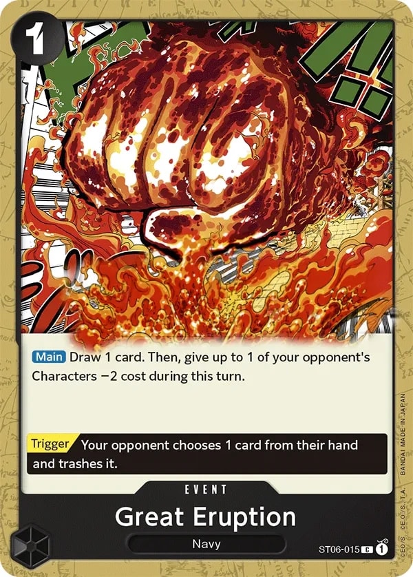 Great Eruption ST06-015 One Piece card