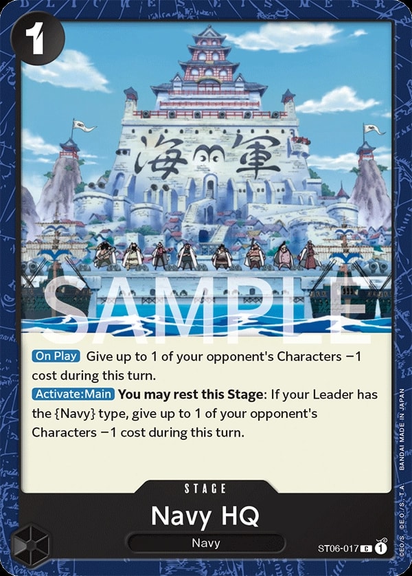 Navy HQ (ST06-017) — Common One Piece card
