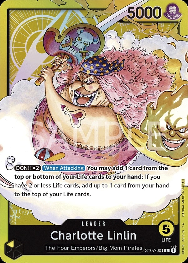 Charlotte Linlin ST07-001 One Piece leader card