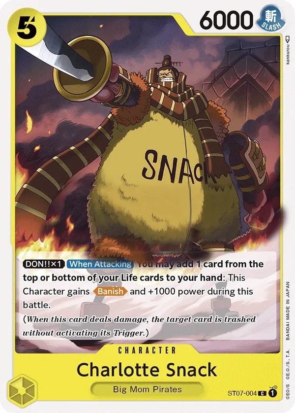 Charlotte Snack (ST07-004) — Common One Piece card