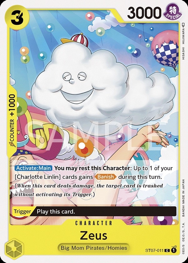 Zeus (ST07-011) — Common One Piece card