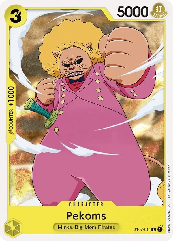Pekoms (ST07-014) — Common One Piece card