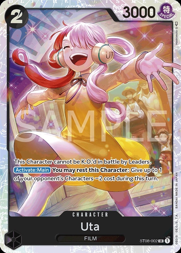 Uta ST08-002 One Piece card