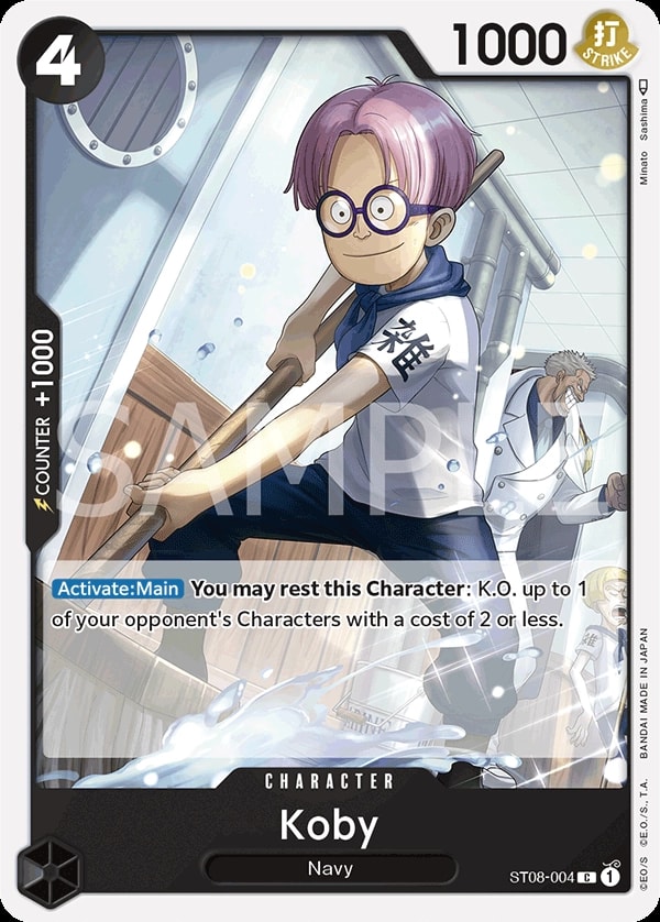 Koby (ST08-004) — Common One Piece card