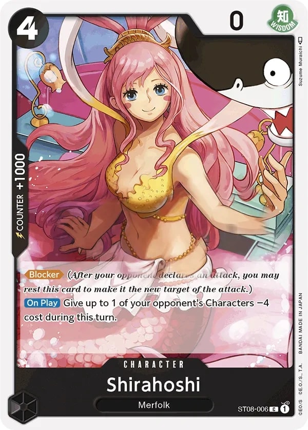 Shirahoshi (ST08-006) — Common One Piece card
