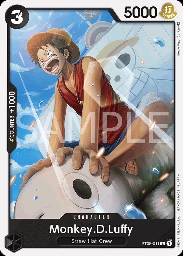 Monkey.D.Luffy (ST08-011) — Common One Piece card