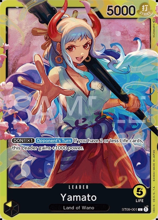 Yamato ST09-001 One Piece leader card