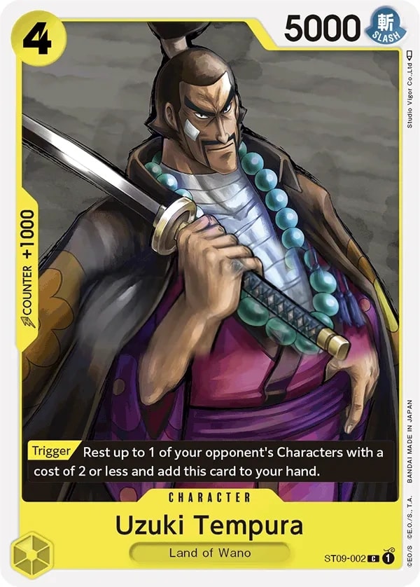 Uzuki Tempura (ST09-002) — Common One Piece card