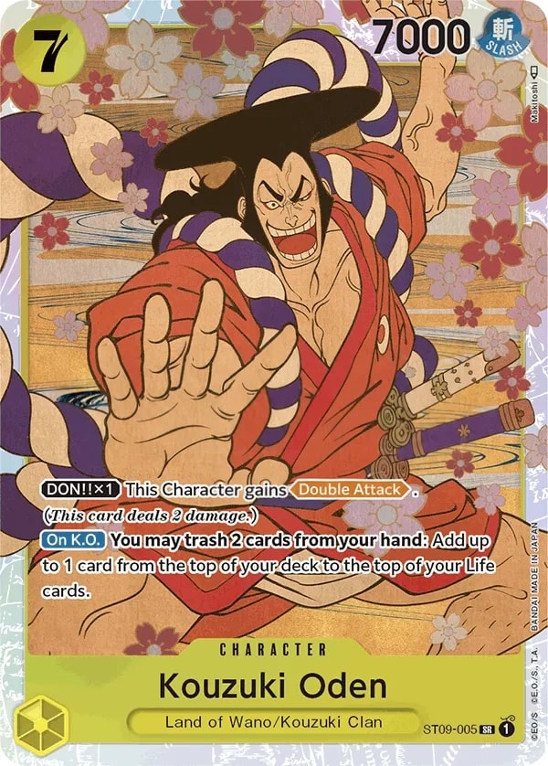 Kouzuki Oden ST09-005 One Piece card