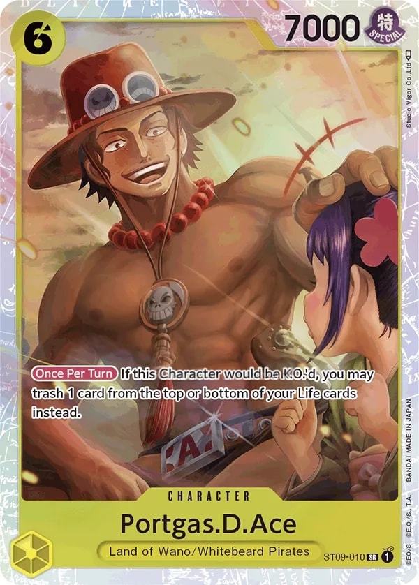 Portgas.D.Ace ST09-010 One Piece card