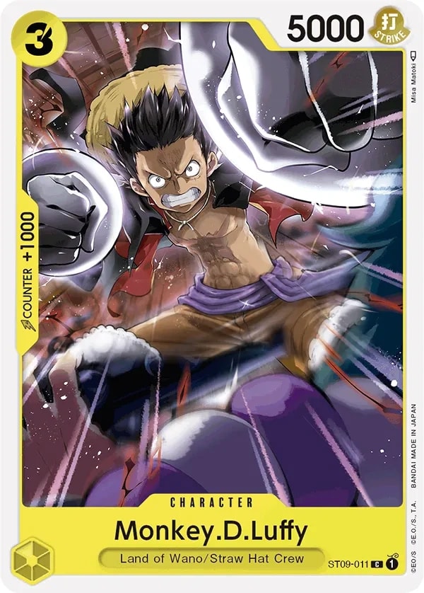 Monkey.D.Luffy (ST09-011) — Common One Piece card