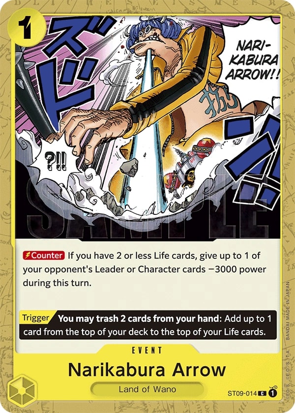 Narikabura Arrow (014) One Piece card