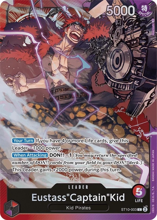 Eustass"Captain"Kid ST10-003 One Piece leader card