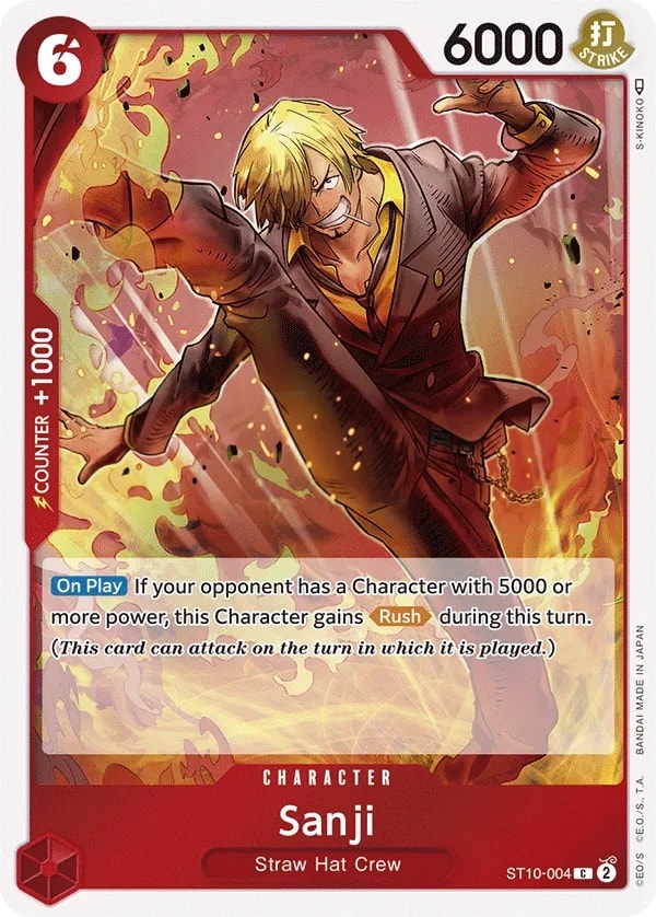 Sanji (ST10-004) — Common One Piece card