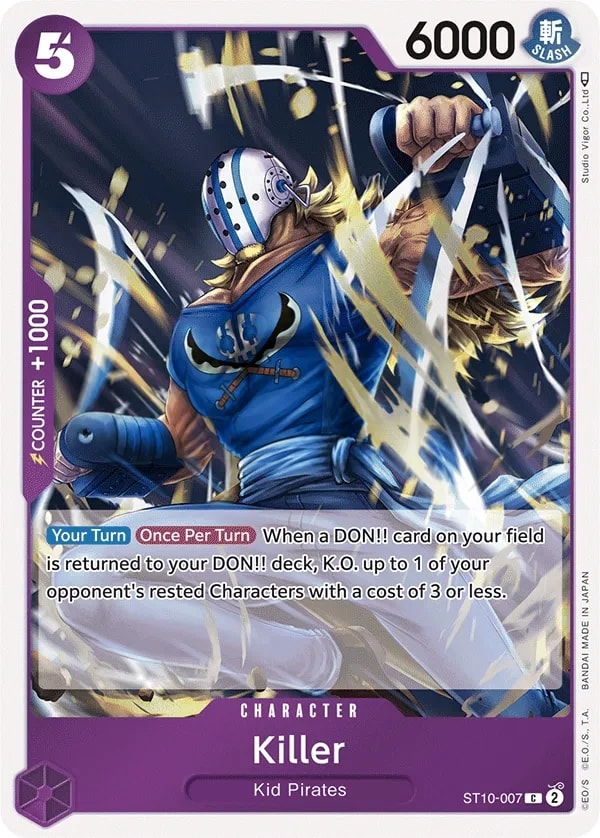 Killer (ST10-007) — Common One Piece card