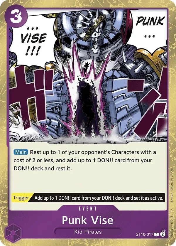 Punk Vise ST10-017 One Piece card