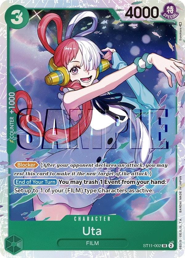 Uta ST11-002 One Piece card