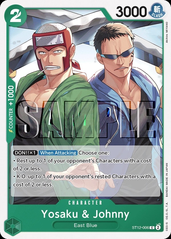 Yosaku & Johnny (ST12-006) — Common One Piece card