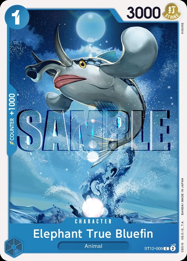 Elephant True Bluefin (ST12-009) — Common One Piece card