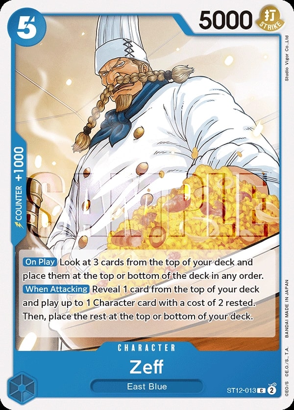 Zeff (ST12-013) — Common One Piece card