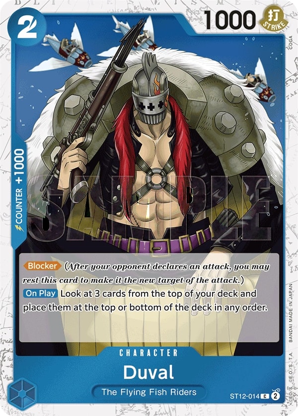 Duval (ST12-014) — Common One Piece card