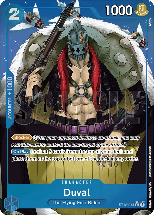 Duval (014) (Full Art) One Piece card