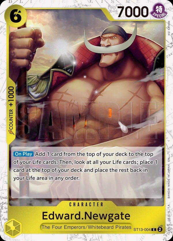 Edward.Newgate - ST13-004 (ST13-004) — Common One Piece card