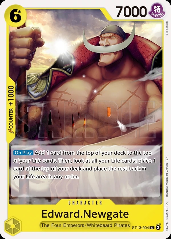 Edward.Newgate - ST13-004 (004) (Reprint) One Piece card