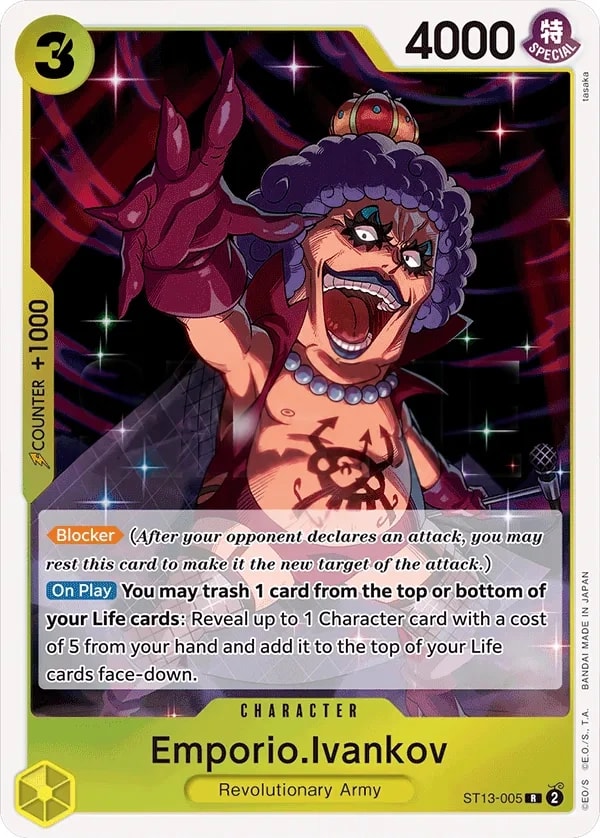 Emporio.Ivankov ST13-005 One Piece card
