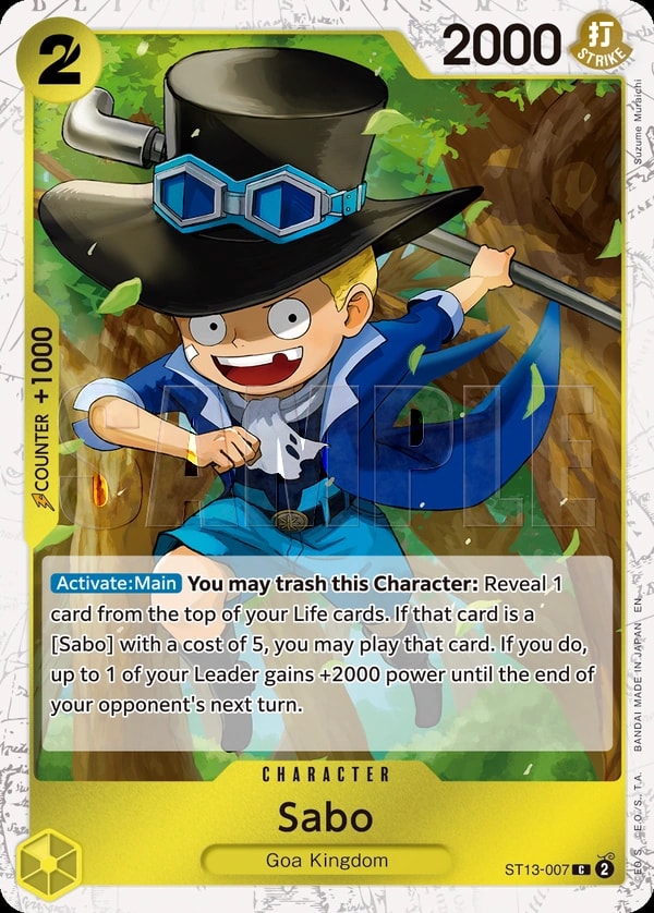Sabo - ST13-007 (ST13-007) — Common One Piece card