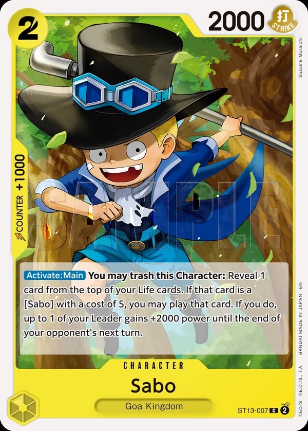 Sabo - ST13-007 (007) (Reprint) One Piece card
