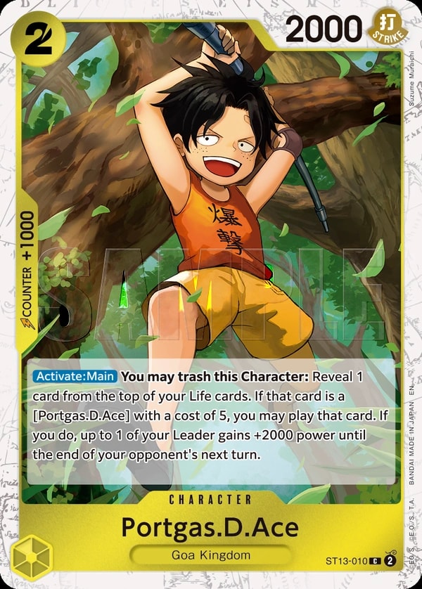 Portgas.D.Ace - ST13-010 (ST13-010) — Common One Piece card
