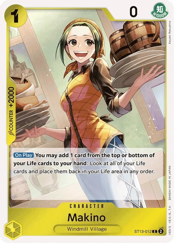 Makino (012) (Parallel) One Piece card