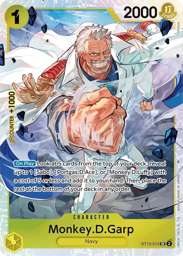 Monkey.D.Garp ST13-013 One Piece card