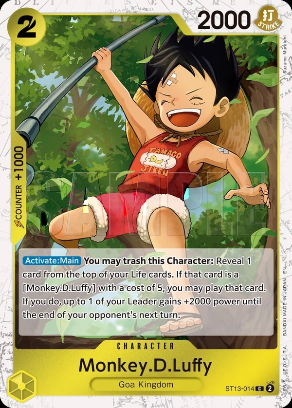 Monkey.D.Luffy - ST13-014 (ST13-014) — Common One Piece card
