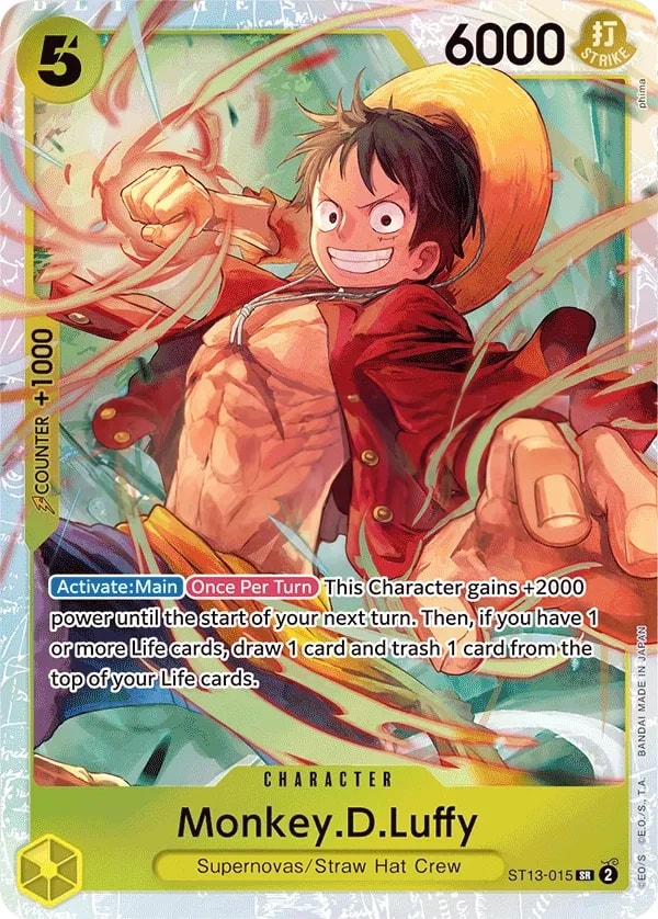 Monkey.D.Luffy ST13-015 One Piece card