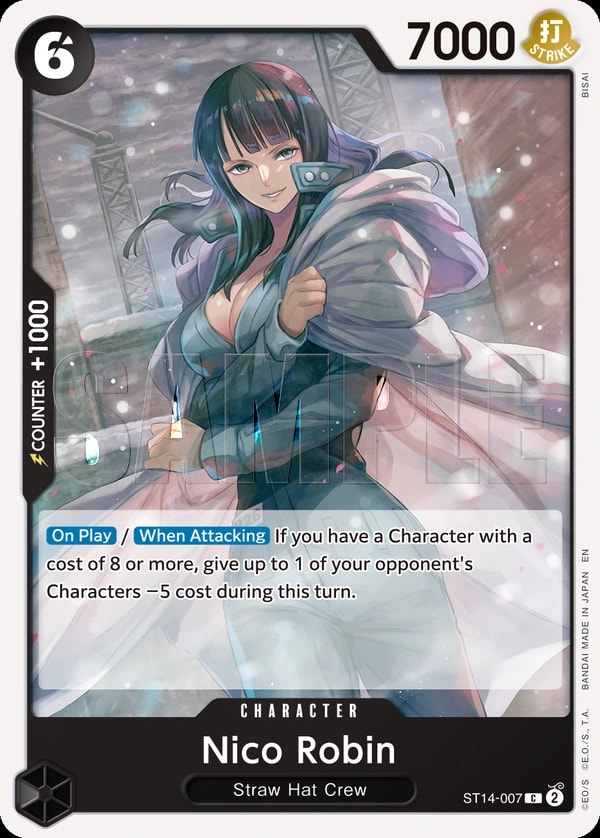 Nico Robin - ST14-007 (007) (Reprint) One Piece card