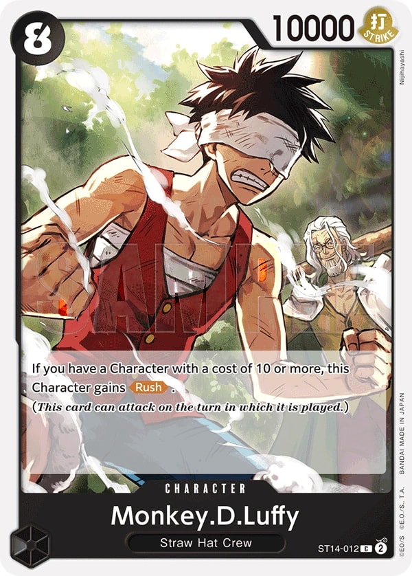 Monkey.D.Luffy (ST14-012) — Common One Piece card