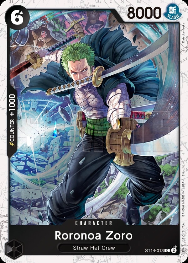 Roronoa Zoro - ST14-013 (ST14-013) — Common One Piece card