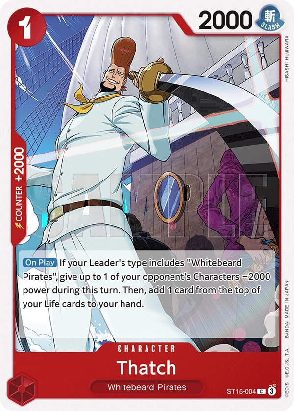 Thatch (ST15-004) — Common One Piece card